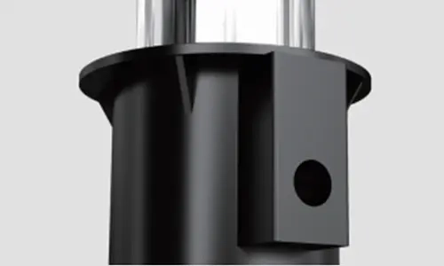 automatic bollard 304 stainless steel mounting flange for bollard base installation