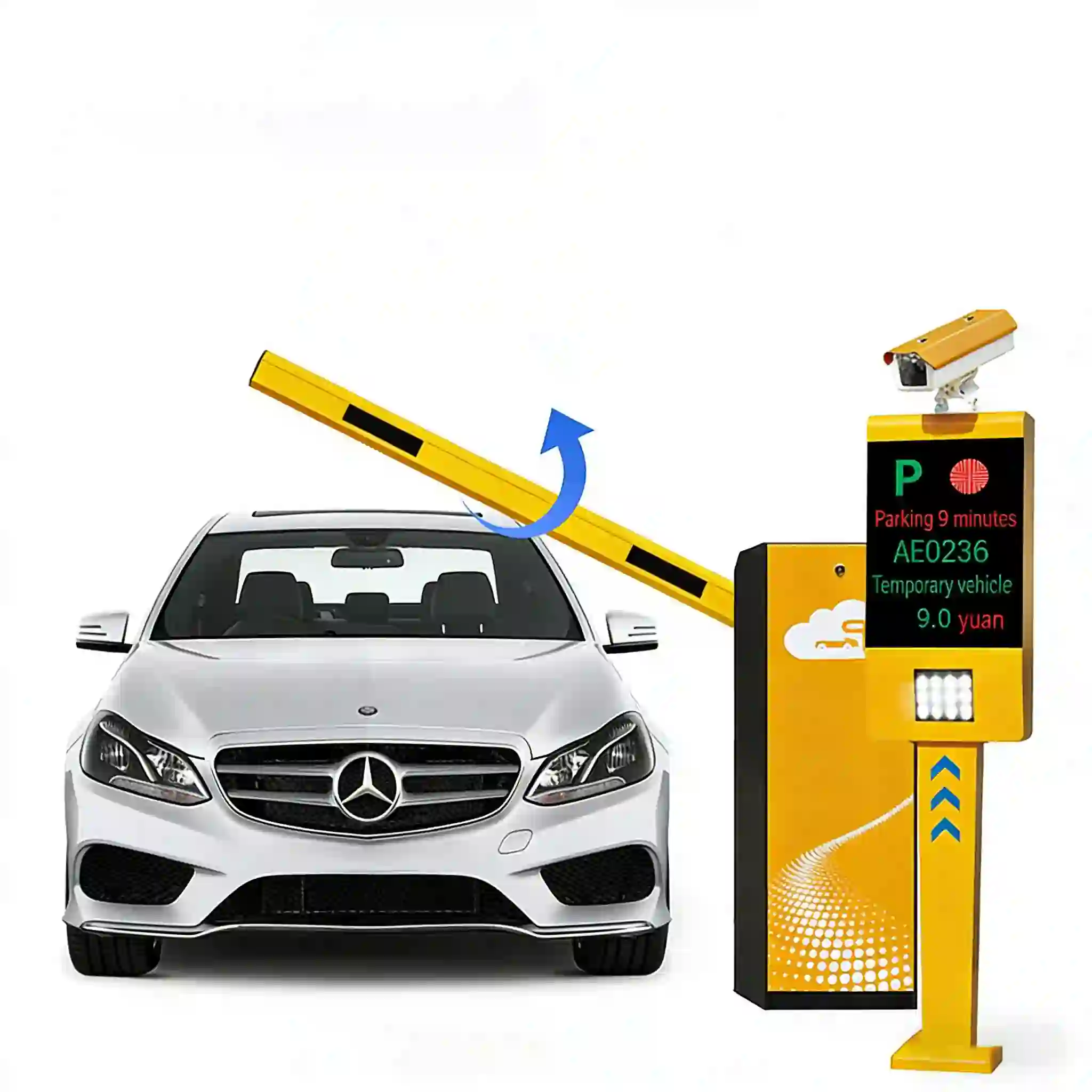 ANPR And Straight Bar Barrier Gate_1