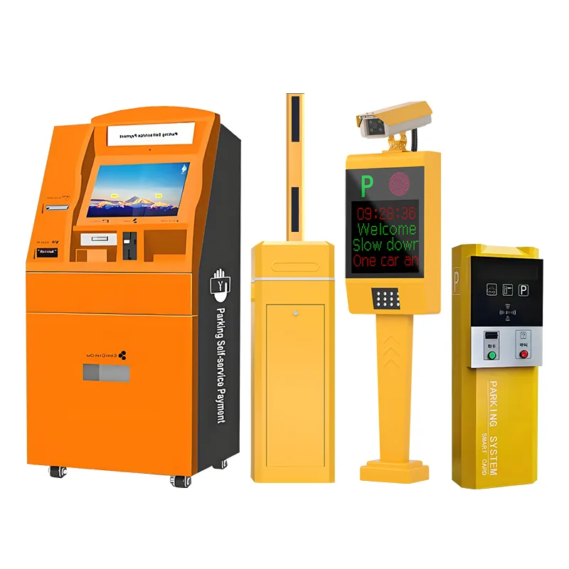 Intelligent self-service parking payment machine, 24h automatic parking fee payment terminal, cashless card QR code payment device