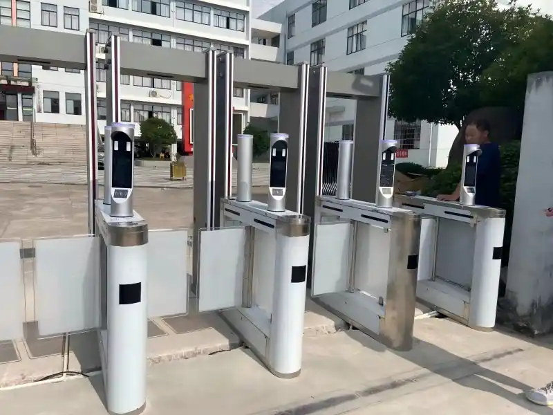 Swing Barrier Turnstile Gate Installation for a Shanghai Organization