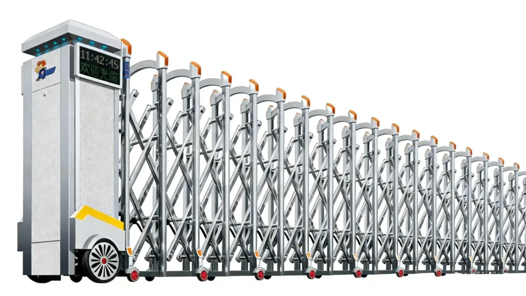 automatic-retractable- driveway-gate