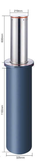 Fully automatic and fully sealed lifting bollard