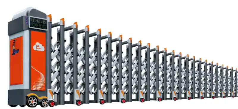 2028H Aluminum Alloy Mesh Retractable Gate