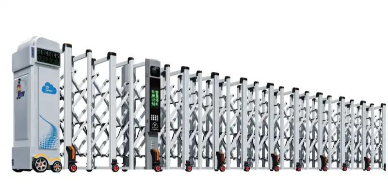 ANPR Automatic Retractable Gate with License Plate Recognition System