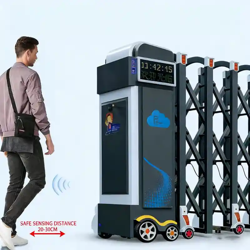 retractable gates Anti-collision and anti-climbing functionintelligent infrared sense