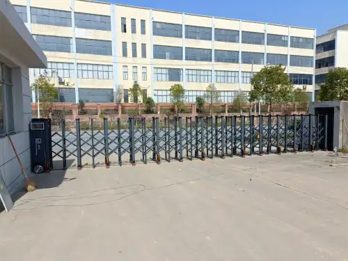 Automatic retractable gate factory project case from Zhanjiang Group