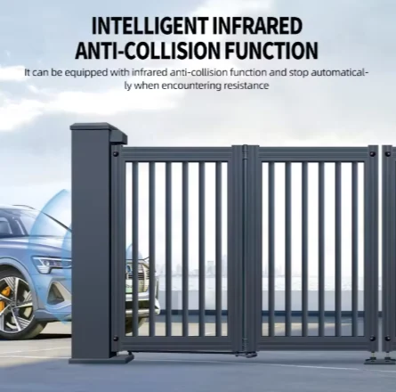 Intelligent Infrared Anti-collision Automatic Trackless Folding Gate