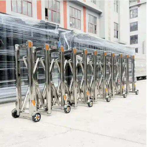 Accordion Barrier for Traffic Control, Expandable Retractable Portable Safety Fence