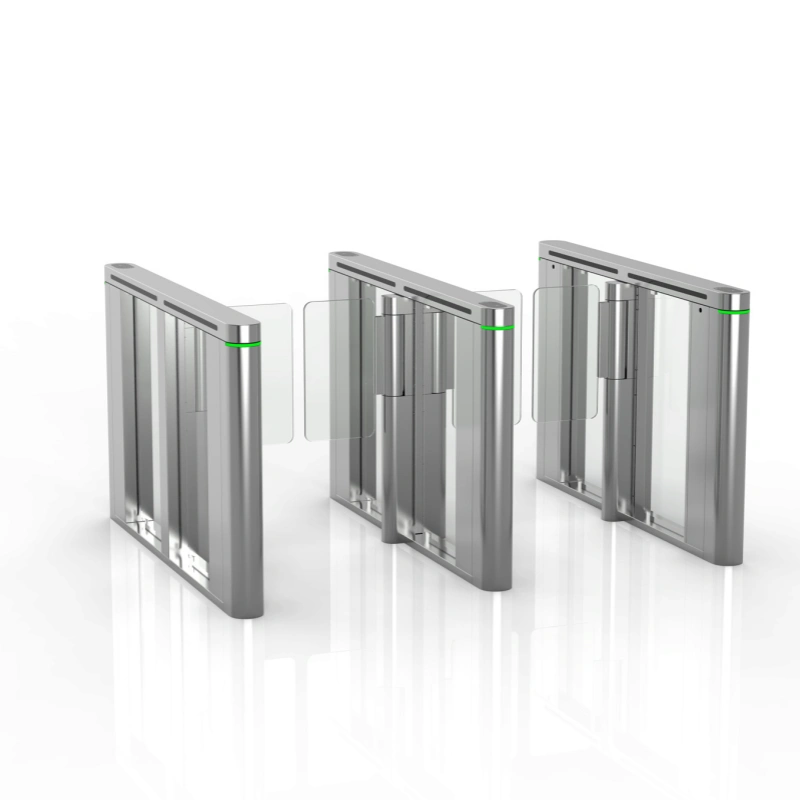 Speed Gate Turnstile ZJ‑S01, 304 stainless steel swing barrier gate for office building access control